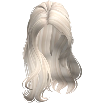 Babydoll Side Swept Hair In White Streaks