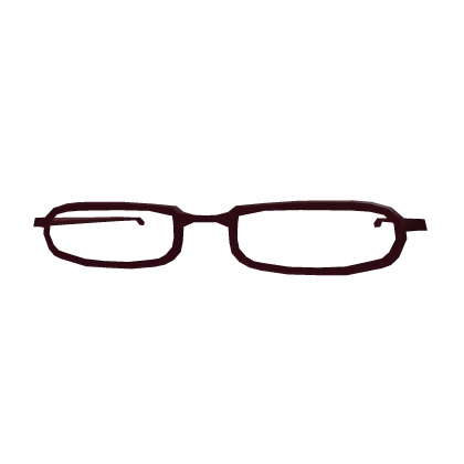 Teacher's Glasses Red