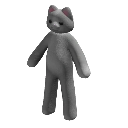 Cute Grey Cat Suit