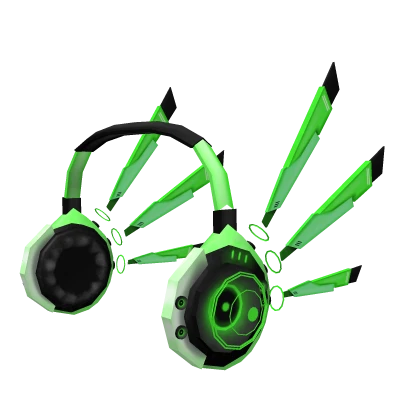 Sci-Fi Headphones Green