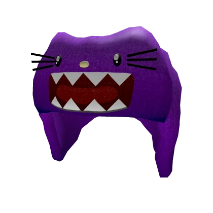 Purple Beast Kitty Ushanka