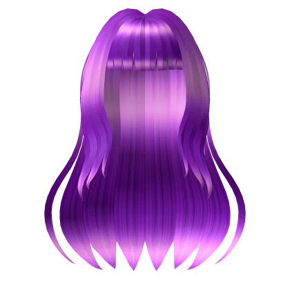 Purple Hime Girl Hair