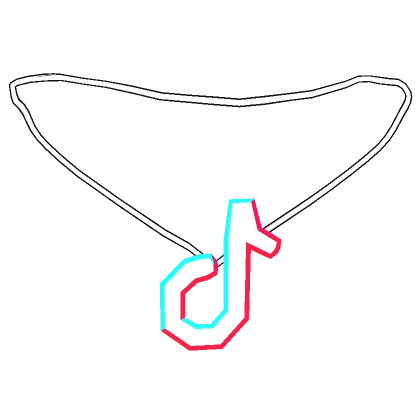 2.0 Glitch Content Creator Necklace