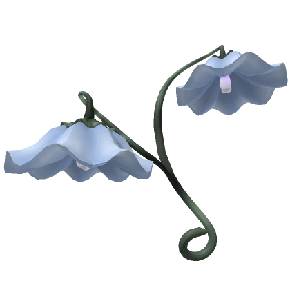 Blue Cute Fairycore Flower 