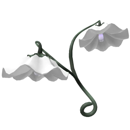 White Cute Fairycore Flower 