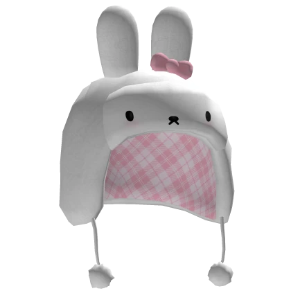 ♡ kawaii pink bunny ushanka
