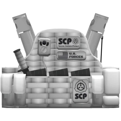 SCP Tactical Body Armor - Snow White