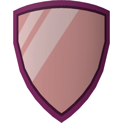 Purple Cartoon Shield