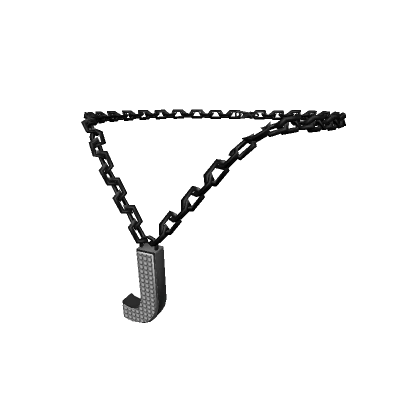 Black Letter "J" Chain - R6, 2.0-3.0 male Initial