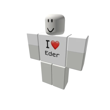 I Love Eder White