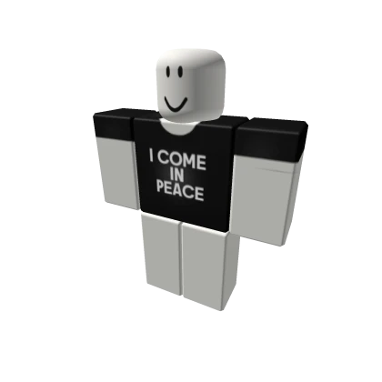 I COME IN PEACE shirt