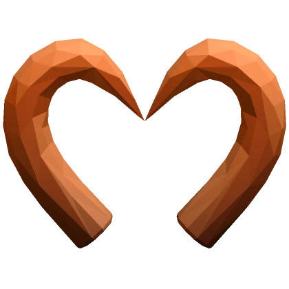 Orange Heart Horns