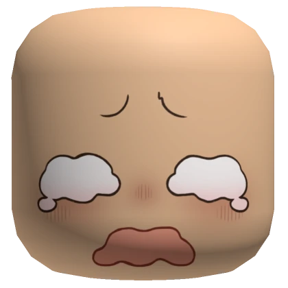 Crying Chibi Face Mask