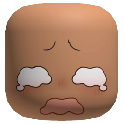 Crying Chibi Face Mask