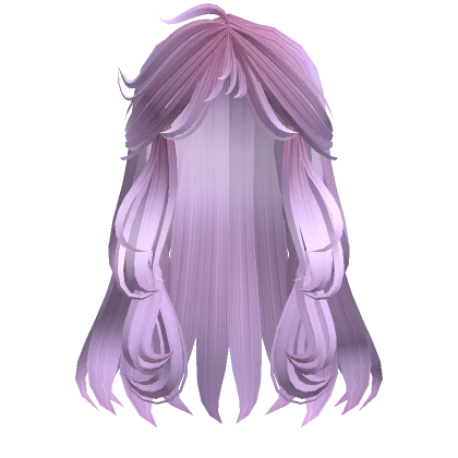 Loose wavy long Hairstyle in Lavender Ash