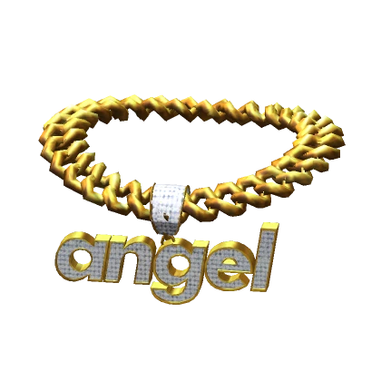 Iced Out Angel Chain