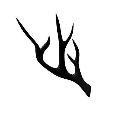 Black Right Antlers