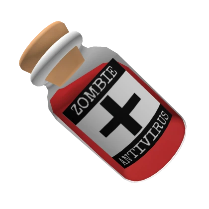 creepy zombie antivirus nurse potion bottle