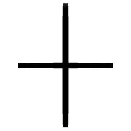 Crossed Face Sticker