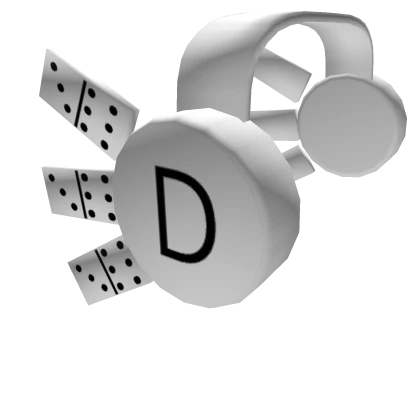 White Domino Headphones