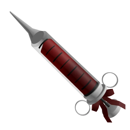 Nurse's needle / tool in red