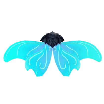 Blue Moth Wing