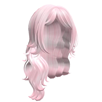 Pink Wavy Hair