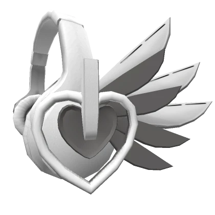 Y2K Grey Mech Heartphones