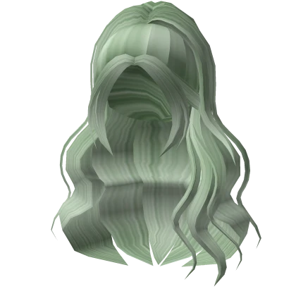 Wavy Princess Ponytail in Mint Green