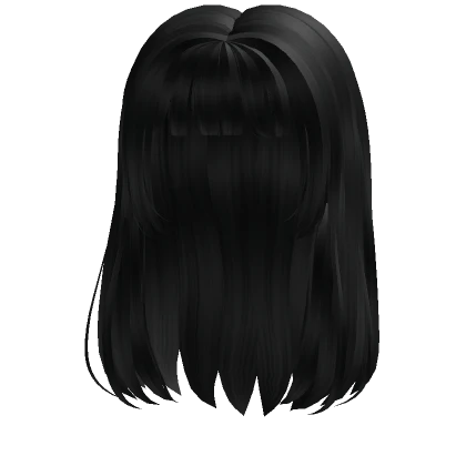 Soft Spring Hime Hair (Black)