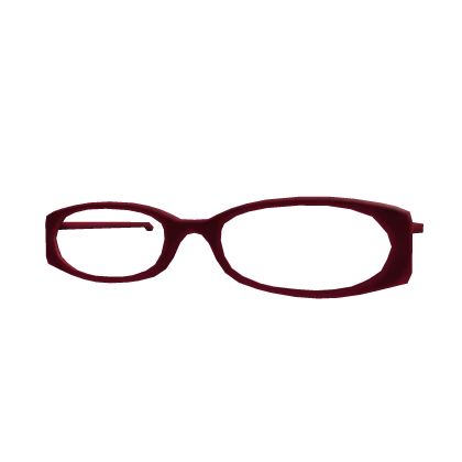 Nerd Glasses Red