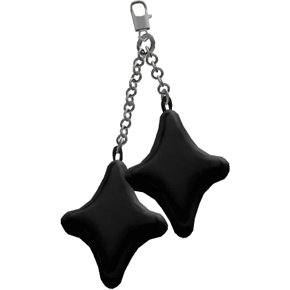 Y2K Star Keychain 