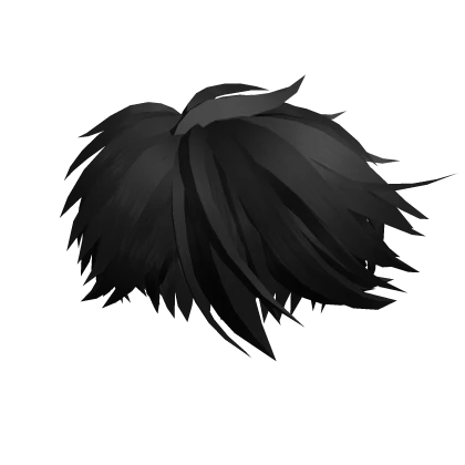 black messy hair anime season 6.0 