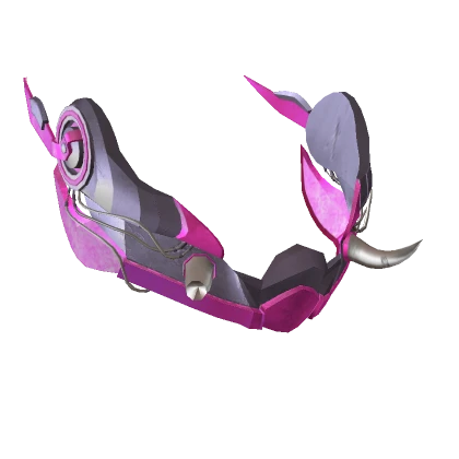 SYNK Y2K Pink Mecha Oni Mask