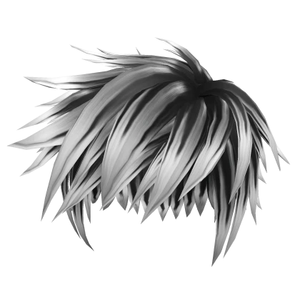 black white mystery messy hair anime season 10