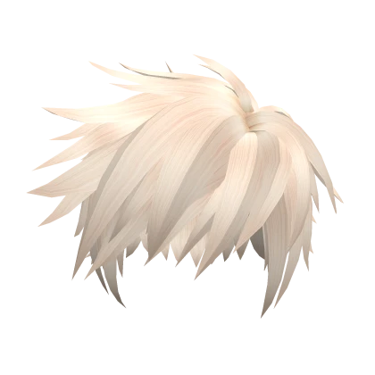 blonde messy hair anime season 10