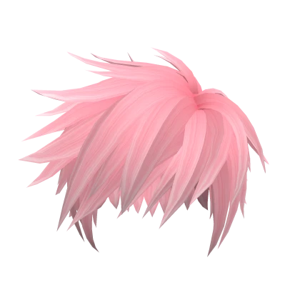 pink messy hair anime season 10