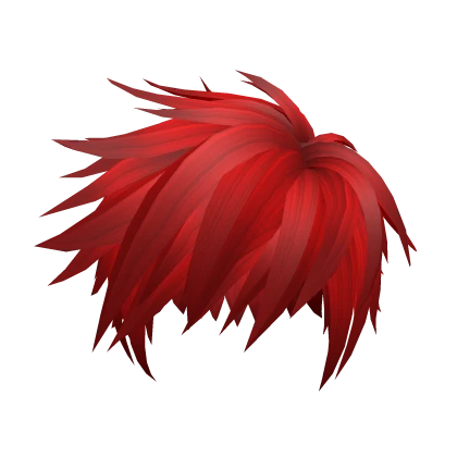 red messy hair anime season 10