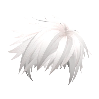 white messy hair anime season 10