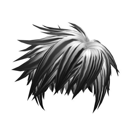 white black mystery messy hair anime season 10