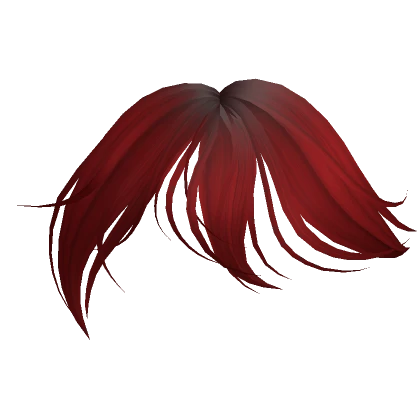 Long Wispy Bangs in Red