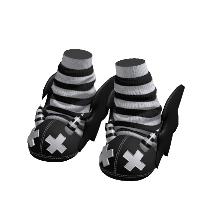 Devil Slippers V2 Monochrome