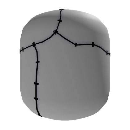 Stitched Head (Mid Gray)
