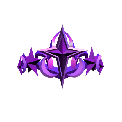 Purple Super Star Crown