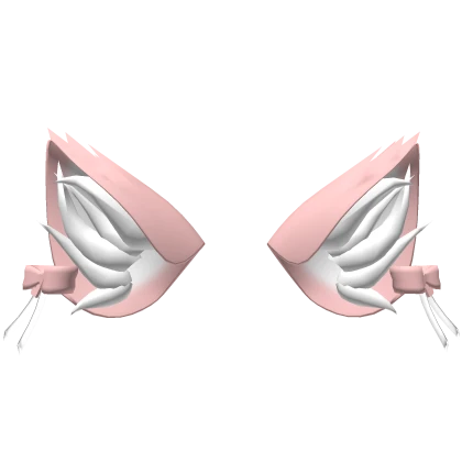 Fluffy Pink Fox Ears