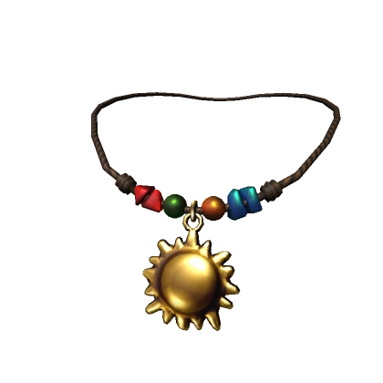 Aesthetic sun gold necklace 