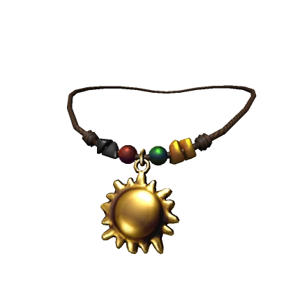 Aesthetic sun gold necklace v2