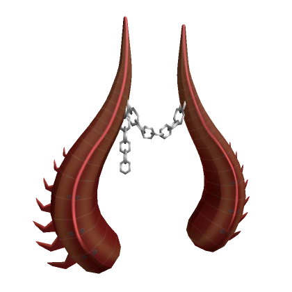 Huge Red Chain Horns