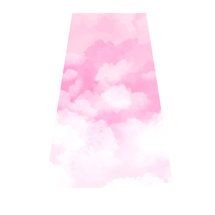 Pink Pastel Cloud Cape
