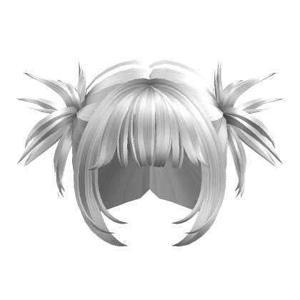 Messy Y2K Punk Pigtails(Silver)